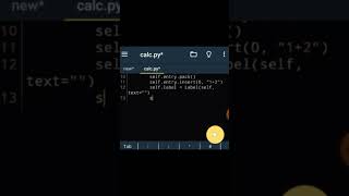 Make a simple calculator with python on pydroid3 #py3 #python #calculator #pydroid3 #pythonproject