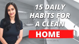 My Daily House Cleaning Routine - Everyday Habits For A Clean Home #cleaning #cleanwithme @MomNMe
