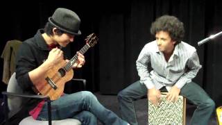 Cajon \u0026 Ukulele Jam with Jake Shimabukuro (Part 1/2)