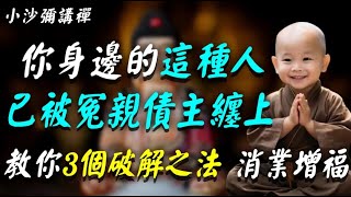 注意！你身邊人很可能被「附體」了，得這種病的人，竟是被冤親債主纏上，佛菩薩教你3個破解之法！#小沙彌講禪  #佛教 #佛法 #阿弥陀佛 #南無阿彌陀佛 #菩薩 #佛學 #佛陀 #福報