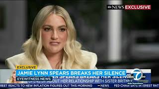 Jamie Lynn Spears breaks her silence on Britney's conservatorship on GMA l ABC7