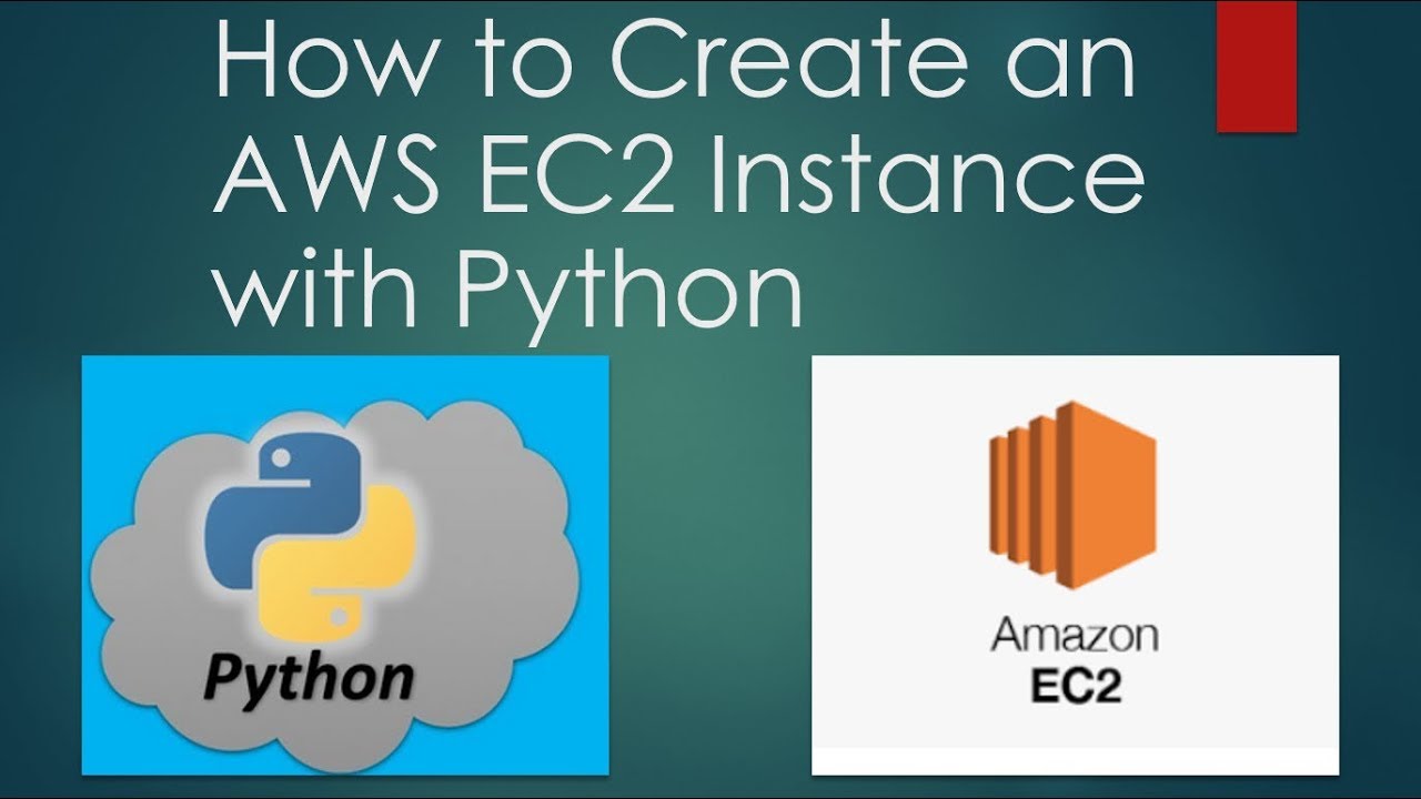 How To Create An AWS EC2 Instance With Python - YouTube