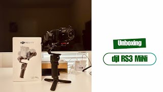 DJI RS3 Mini | ASMR Unboxing