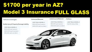 How much I pay for Tesla Model 3 Insurance in AZ