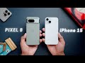 iPhone 15 vs Pixel 8: Almost there.