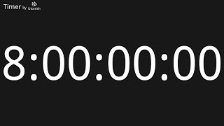 8 Day Countup Timer