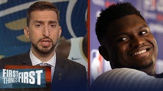 Zion Williamson is the best NBA prospect since LeBron James - Nick Wright | NBA | FIRST THINGS FIRST
