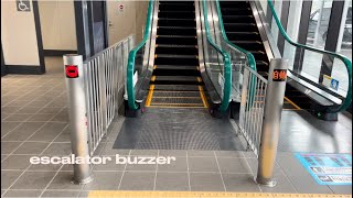 ［逆走防止ブザー］西九州新幹線 嬉野温泉駅　escalator buzzer