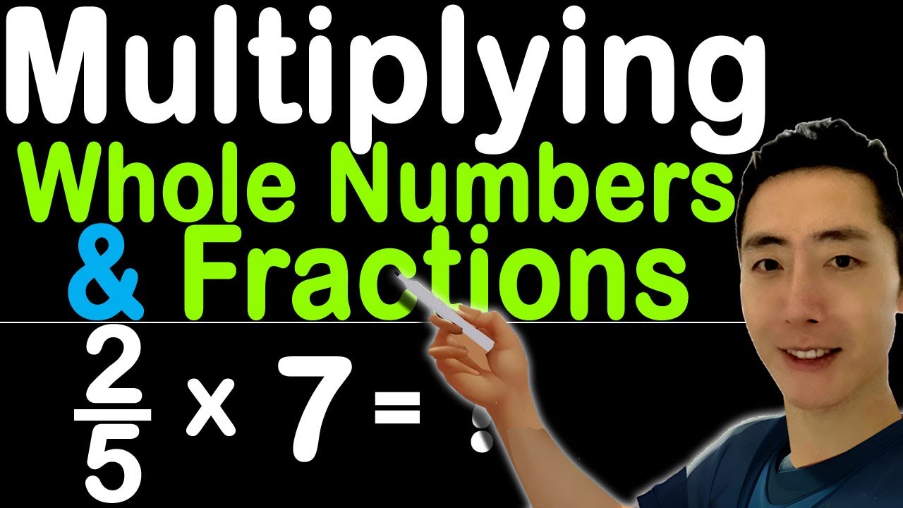 How To Multiply A Whole Number By A Fractions (Step By Step) - YouTube