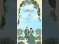 multifunction wedding invitation video indian wedding video invite save the date vg 2603