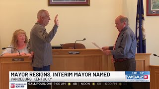Mayor resigns, interim mayor named