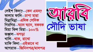 সৌদি ভাষা বা আরবি ভাষা শেখার এক্সক্লুসিভ ভিডিও | Spoken Arabic in Bangla | Arabic language Exclusive