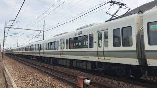 近ﾎｼ221系B10編成+近ﾎｼ223系6000番台V25編成 A普通 網干行 通過