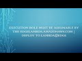Execution role must be assumable by the edgelambda.amazonaws.com | Deploy to Lambda@Edge