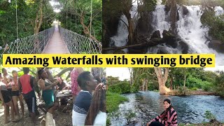 Amazing water falls with swinging Bridge | party at Hot springs | Telugu travel vlog|Telugu vlogs