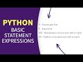 Python Tutorial - Writing Your First STATEMENT