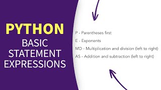 Python Tutorial - Writing Your First STATEMENT