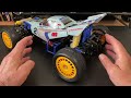 24.5.12【tamiya ブーメラン4wd】良く曲がるセッティング＆シャーシカバーと人形を同時に搭載する方法✨