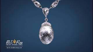 Briolette Diamond Necklace (28.35 Carats) | M.S. Rau