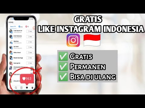 CARA MENAMBAH LIKE INSTAGRAM GRATIS AKUN INDONESIA || AMAN DAN PERMANEN ...