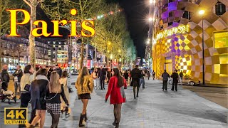 Paris, France🇫🇷 - Paris Evening Walk 2024  - 4K HDR walking tour  | Paris 4K | A