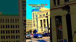 Parliament 👑 Hills ❤️ Federal Capital City 🇨🇦 Ottawa 🌆👈🩵💙🩷🥰😍#shorts #video #ottawa #travel #viral