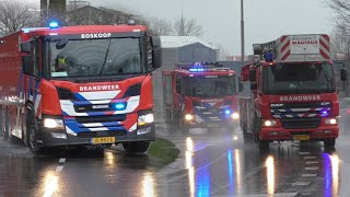 [Nieuwe 16-3131!] Brandweer Gouda \u0026 Brandweer Boskoop met spoed naar een woningbrand in Gouda!