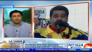 "Nicolás Maduro está subestimando al pueblo": Carlos Vecchio a NTN24