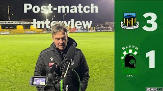 Interview|Michael Connor's post-match assessment against Hebburn Town