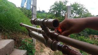 Arma de Pressão de Cano PVC - AirGun made in PVC pipe