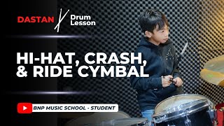 Drum Lesson / Hi-Hat, Crash, \u0026 Ride Cymbal