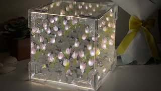 DIY HOW TO MAKE A TULIP LED LAMP