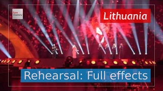 Fusedmarc - Rain Of Revolution - Lithuania - Second Rehearsal - Eurovision Song Contest 2017 (4K)