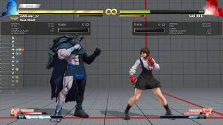 Urien String on block or hit into cornered aegis throw setup