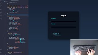ASMR Programming - Login Form - No Talking