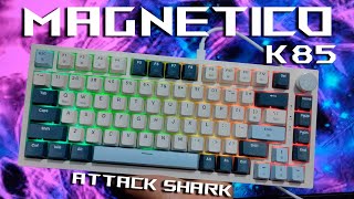 Review y Unboxing Teclado Magnetico Attack Shark K85 !!