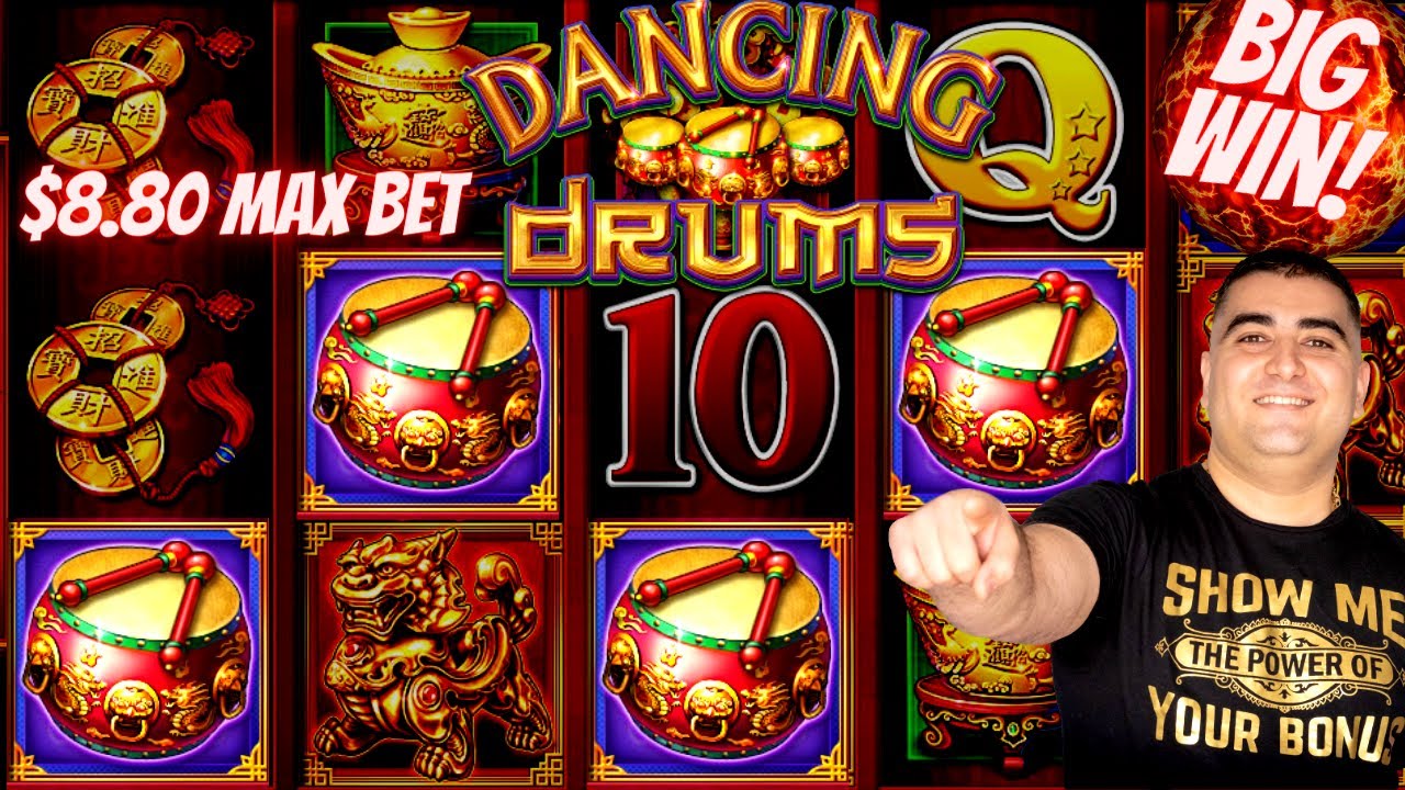 Dancing Drums Slot Machine Max Bet Bonus & BIG WIN | Live Slot Plat At ...