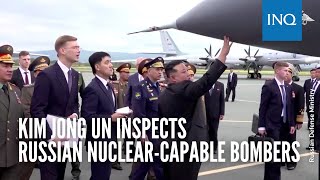 Kim Jong Un inspects Russian nuclear-capable bombers