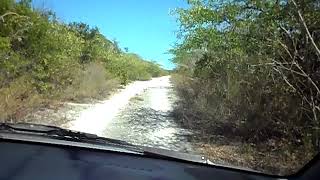 First Drive to Little Exuma Lot from Highway