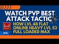 war commander best PVP attack Tactical plan lvl 48 can flat 53 online full loaded with boost max lvl