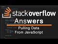 Python - Pull Data From JavaScript Webpages | StackOverflow Answers