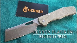 Gerber Flatiron Review -  The Tactical Straight Razor!