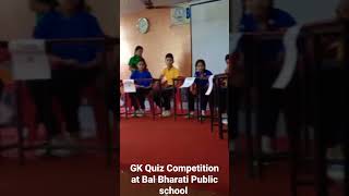 GK Quiz Competition in Bal Bharati Public school