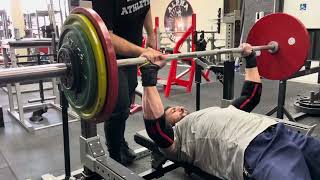 Block 3 retest, bench, 127.5kg