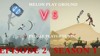 Melon Playground VS People Playground | THE SERIES @BeastHatX EPISODE 2