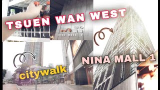 WALK THROUGH IN HONG KONG FROM TSUEN WAN WEST MTR STATION GOING TO WORKPLACE