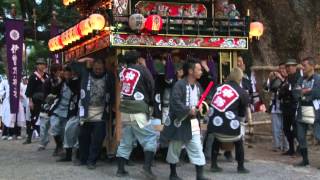 伊曽乃神社祭礼15日宮出し終盤