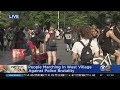 People Marching In West Village Against Police Brutality For 27th Day Of Demonstrations