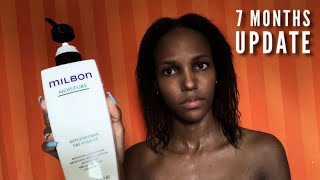 MILBON REVIEW WITH Curly perm/Gina Curl (type 4 hair)