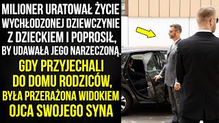 Milioner uratował kobietę z dzieckiem. Niczego nie podejrzewał i poprosił ją o udawanie narzeczonej